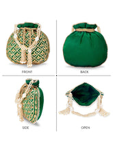 Sequin Potli Bag by Peora | Sparkling Ethnic Fashion Accessory

