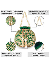 Sequin Potli Bag by Peora | Sparkling Ethnic Fashion Accessory

