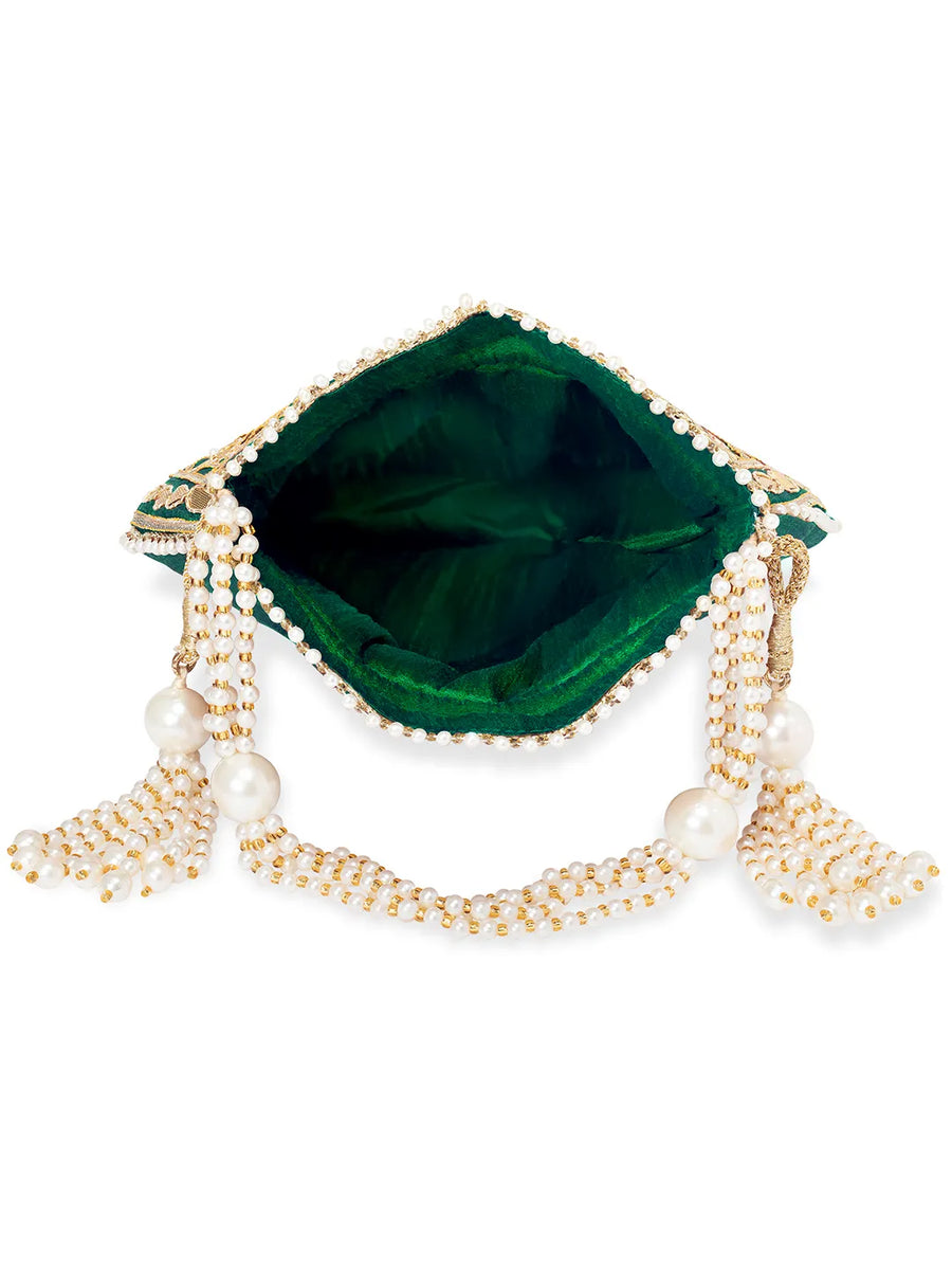 Sequin Potli Bag by Peora | Sparkling Ethnic Fashion Accessory

