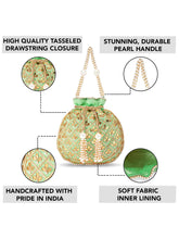 Sequin Potli Bag by Peora | Sparkling Ethnic Fashion Accessory

