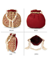 Sequin Potli Bag by Peora | Sparkling Ethnic Fashion Accessory

