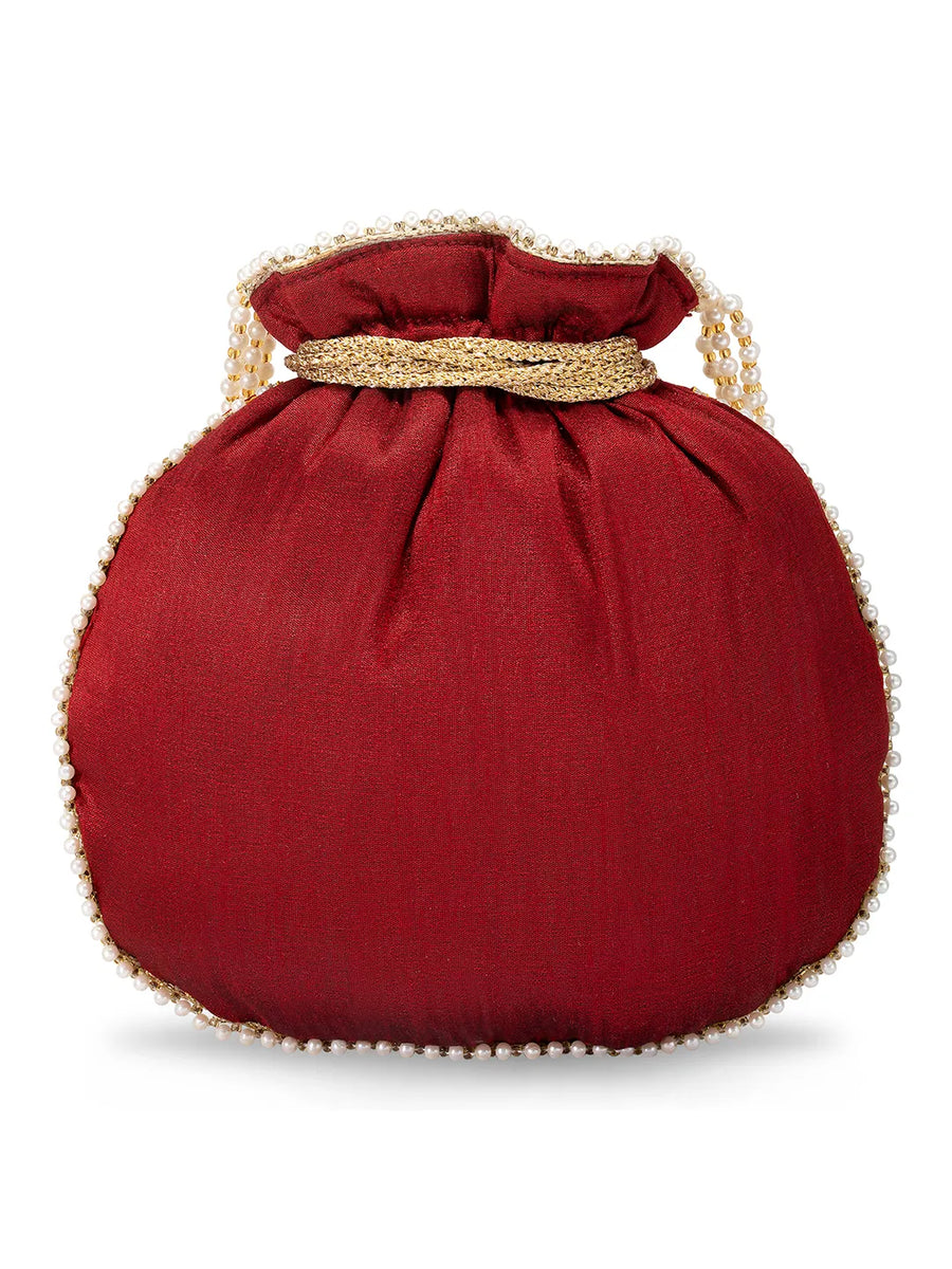 Sequin Potli Bag by Peora | Sparkling Ethnic Fashion Accessory

