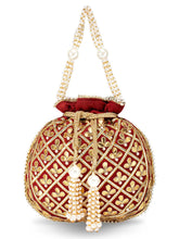 Sequin Potli Bag by Peora | Sparkling Ethnic Fashion Accessory

