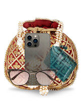 Sequin Potli Bag by Peora | Sparkling Ethnic Fashion Accessory

