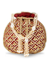Sequin Potli Bag by Peora | Sparkling Ethnic Fashion Accessory

