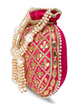Sequin Potli Bag by Peora | Sparkling Ethnic Fashion Accessory

