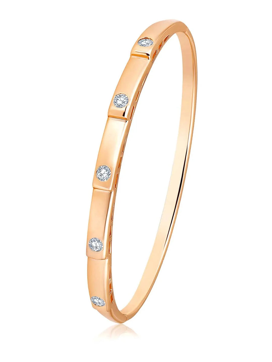 Sparkle CZ Kada by Peora | Radiant Cubic Zirconia Fashion Jewellery


