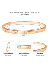 Sparkle CZ Kada by Peora | Radiant Cubic Zirconia Fashion Jewellery

