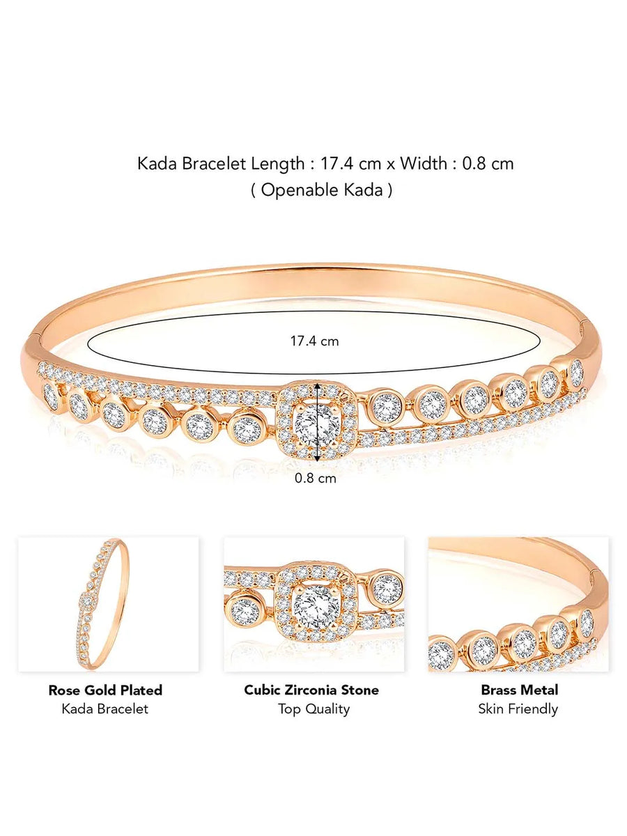 CZ Kada – Stunning Cubic Zirconia Traditional Jewellery | Peora