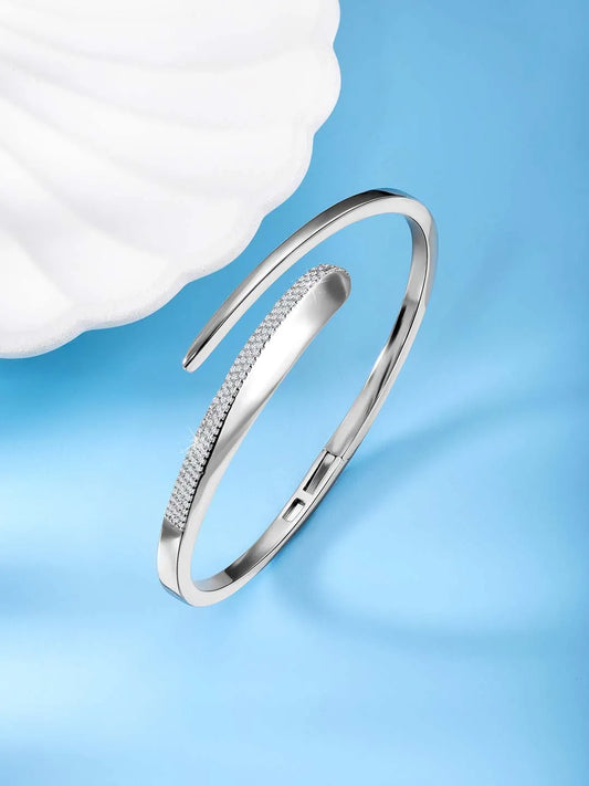 CZ Kada for Women – Sparkling Cubic Zirconia Bangles | Peora