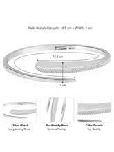 CZ Kada for Women – Sparkling Cubic Zirconia Bangles | Peora