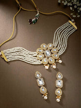 Pearl Choker Set by Peora | Graceful Pearl Fashion Jewellery

