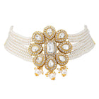 Pearl Choker Set by Peora | Graceful Pearl Fashion Jewellery

