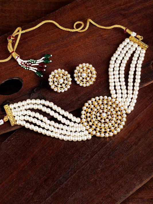 Pearl Choker Set – Classic Elegance Redefined | Peora

