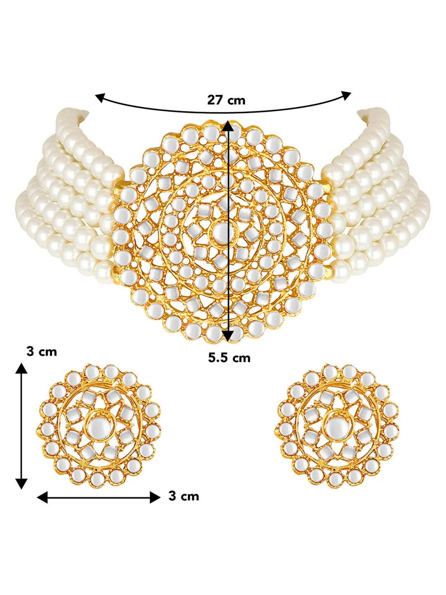 Pearl Choker Set – Classic Elegance Redefined | Peora

