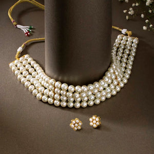 Lush Adornments Pearl Choker Set