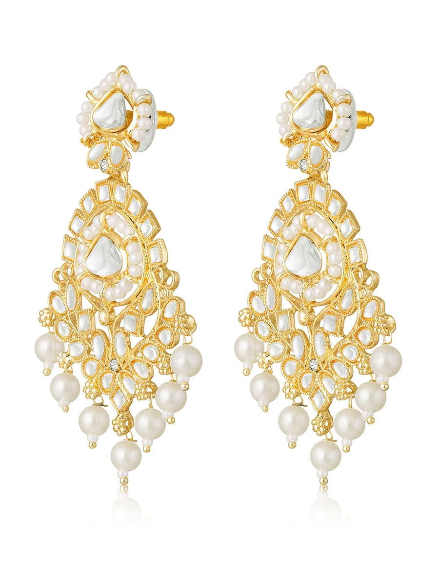 Pearl Aura Dangle Earrings – Sophisticated Jewellery by Peora

