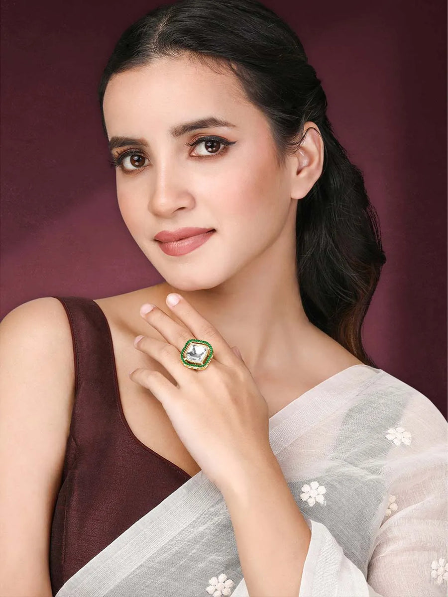 Glow Bold Ring | Radiant Statement Jewellery by Peora

