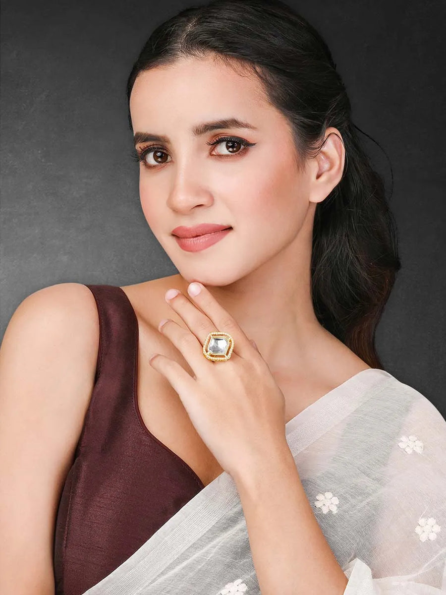 Glow Bold Ring | Radiant Statement Jewellery by Peora

