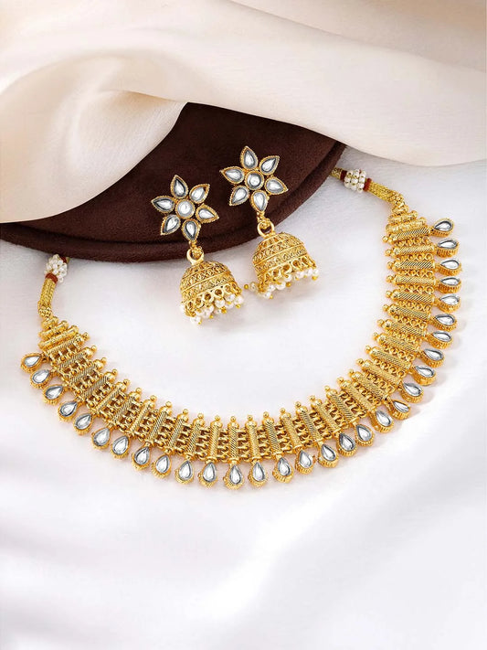 Short Necklace Set – Elegant & Lightweight Jewellery Designs | Peora