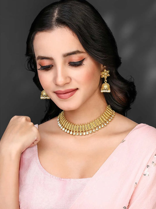 Short Necklace Set – Elegant & Lightweight Jewellery Designs | Peora