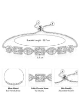 Cubic Zirconia Bracelet – Elegant Stone Jewellery by Peora
