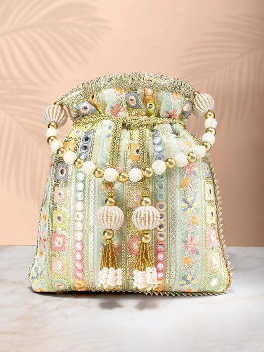 Elegant Wristlet – Stylish Ethnic Clutch for Women | Peora