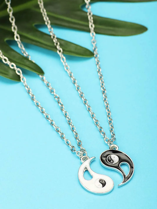 Yin Yang Puzzle Set – Symbolic Couple Jewellery | Peora