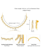 CZ Necklace Set – Luxe Cubic Zirconia Jewellery by Peora
