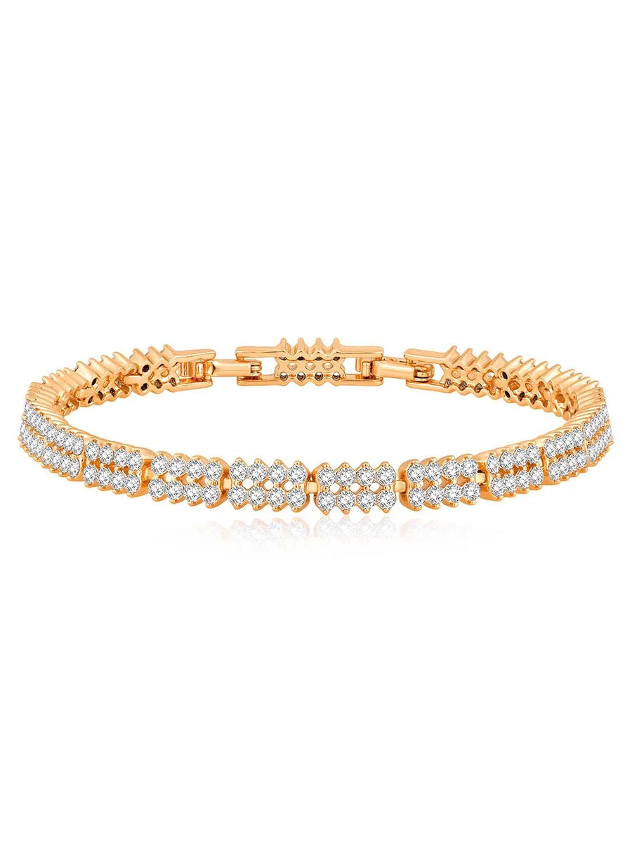 Shimmering CZ Bracelet by Peora | Sparkling Fashion Jewellery for Women

