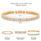 Shimmering CZ Bracelet by Peora | Sparkling Fashion Jewellery for Women

