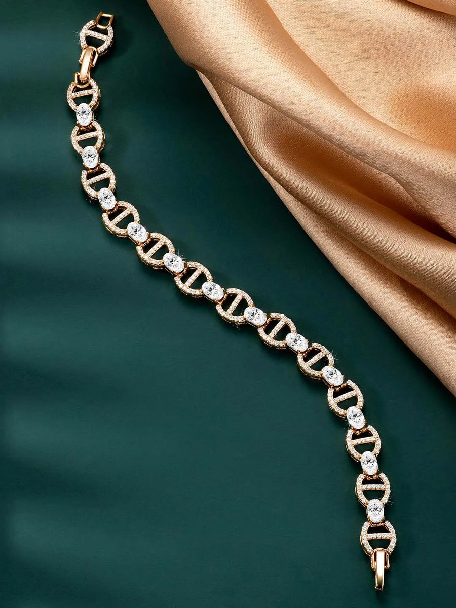 CZ Bracelet by Peora | Elegant Cubic Zirconia Fashion Jewellery

