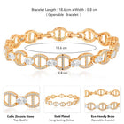 CZ Bracelet by Peora | Elegant Cubic Zirconia Fashion Jewellery

