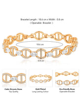 CZ Bracelet by Peora | Elegant Cubic Zirconia Fashion Jewellery

