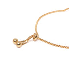 Shimmering CZ Round Stud Bracelet in Gold - Multi featuring Crystal & Cubic Zirconia bracelets 

