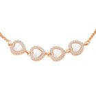 Romantic Hearts CZ Bracelet by Peora – Love-Inspired Fashion Jewellery


