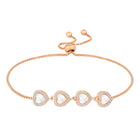 Romantic Hearts CZ Bracelet by Peora – Love-Inspired Fashion Jewellery

