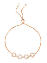 Romantic Hearts CZ Bracelet by Peora – Love-Inspired Fashion Jewellery

