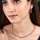 CZ Necklace Set – Luxe Cubic Zirconia Jewellery by Peora
