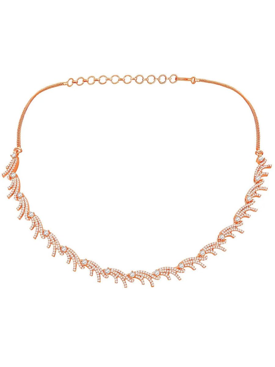 CZ Necklace Set – Luxe Cubic Zirconia Jewellery by Peora
