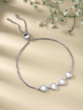 Romantic Hearts CZ Bracelet by Peora – Love-Inspired Fashion Jewellery

