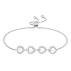 Romantic Hearts CZ Bracelet by Peora – Love-Inspired Fashion Jewellery

