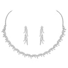 CZ Necklace Set – Luxe Cubic Zirconia Jewellery by Peora
