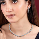 CZ Necklace Set – Luxe Cubic Zirconia Jewellery by Peora
