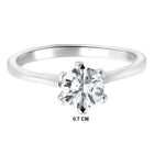 Solitaire Ring by Peora – Classic Brilliance for Every Occasion