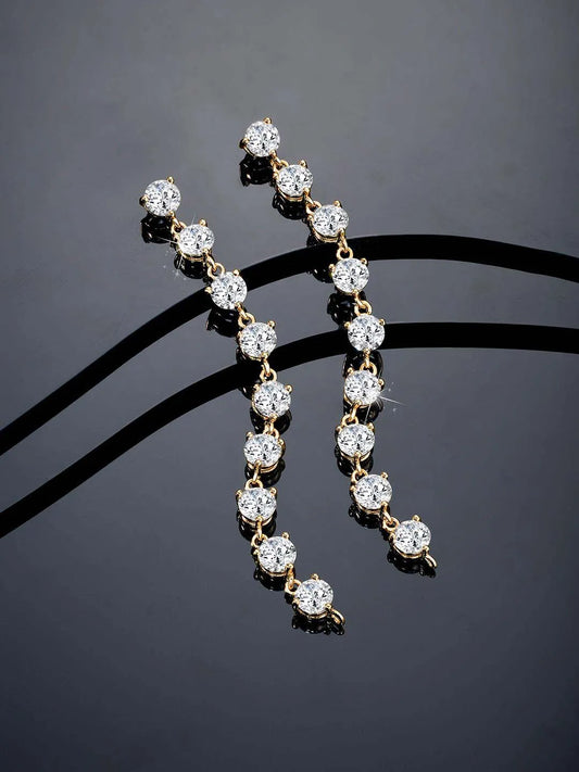 CZ Drop Earrings Set by Peora – Graceful Fashion Jewellery

