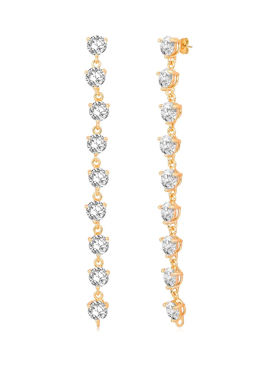 CZ Drop Earrings Set by Peora – Graceful Fashion Jewellery

