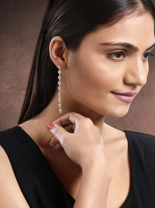CZ Drop Earrings Set by Peora – Graceful Fashion Jewellery

