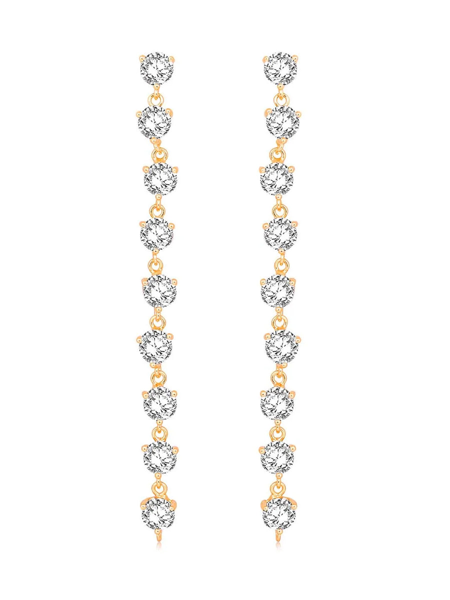 CZ Drop Earrings Set by Peora – Graceful Fashion Jewellery

