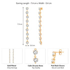 CZ Drop Earrings Set by Peora – Graceful Fashion Jewellery


